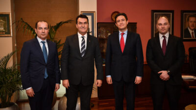 Dündar Bulgaristan Ankara Büyükelçisi’ni ağırladı