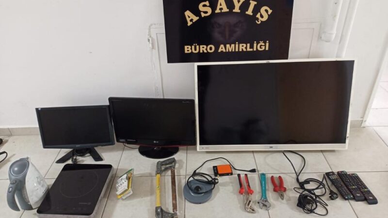 Bursa’nın Gemlik ilçesinde son bir hafta içinde yapılan çalışmalarda, hırsızlık