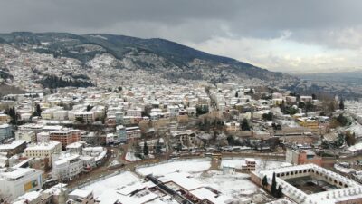 Bursa’nın yeşili beyazla buluştu