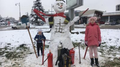 Bursa’da kardan itfaiyeye yoğun ilgi
