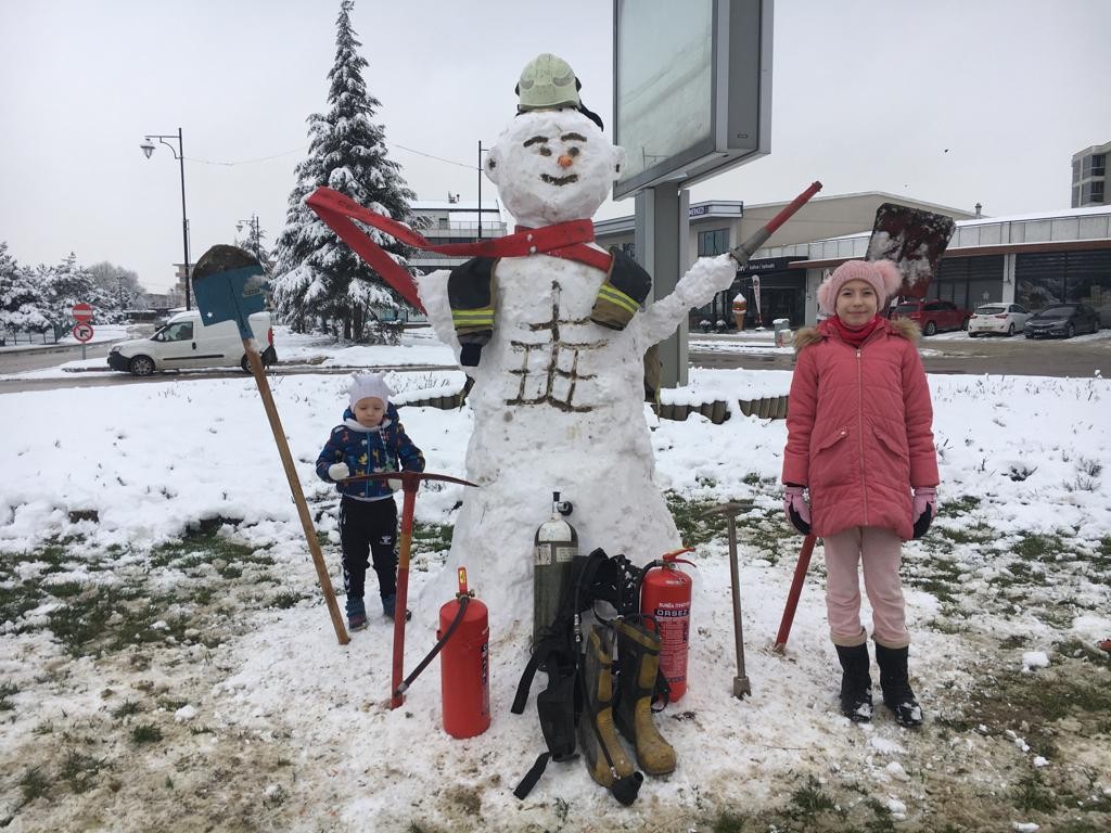 Bursa’da kardan itfaiyeye yoğun ilgi
