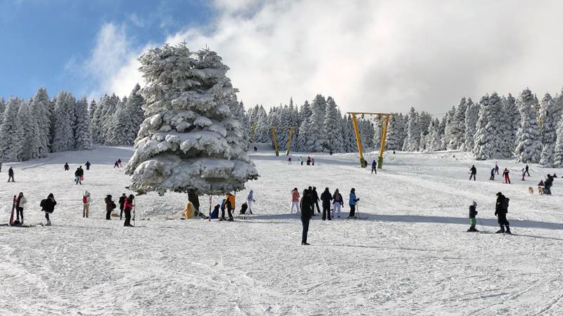 İstanbul’dakiler cefasını Uludağ’dakiler sefasını sürüyor