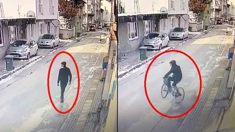 Bursa’da o anlar kamerada! Elini kolunu sallayarak… Bursa’da bir şahıs, elini kolunu sallayarak rahat tavırlarla kaldırım üzerinde