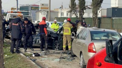 Bursa’da korkunç kaza