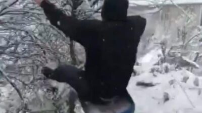 Bursa’da faciadan döndü! 4 metre havalandıktan sonra bakın nereye çarptı?