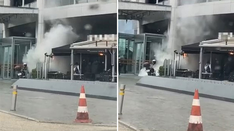 Bursa’da dünyaca ünlü kahve zincirinde panik anları