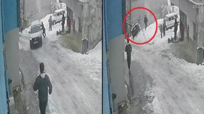 Bursa’da feci kaza! Buzlanan yolda kayan araç…
