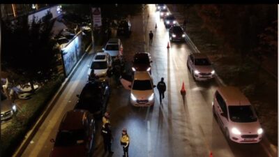 Bursa’da drone destekli asayiş uygulaması…