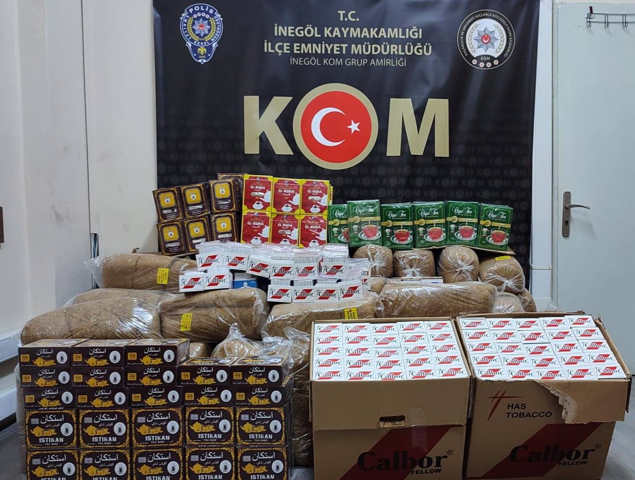 Bursa’da kaçak tütün operasyonu