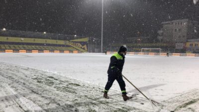 Bursaspor’un maçına kar engeli