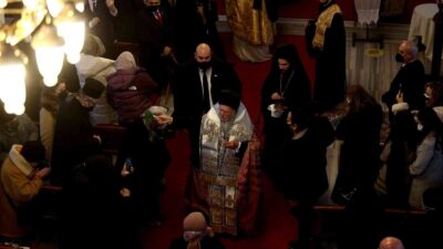 Fener Rum Patriği, Trilye’de ayin yönetti