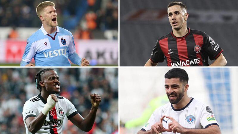 Süper Lig’de golcü transferlerinde tam isabet Spor Toto Süper Lig'de gol krallığı yarışının ilk altı sırasında,