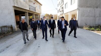 İnegöl’de 24 kilometre yol kaplaması yapıldı