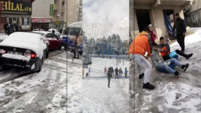 Bursa’da yollar buz pistine döndü