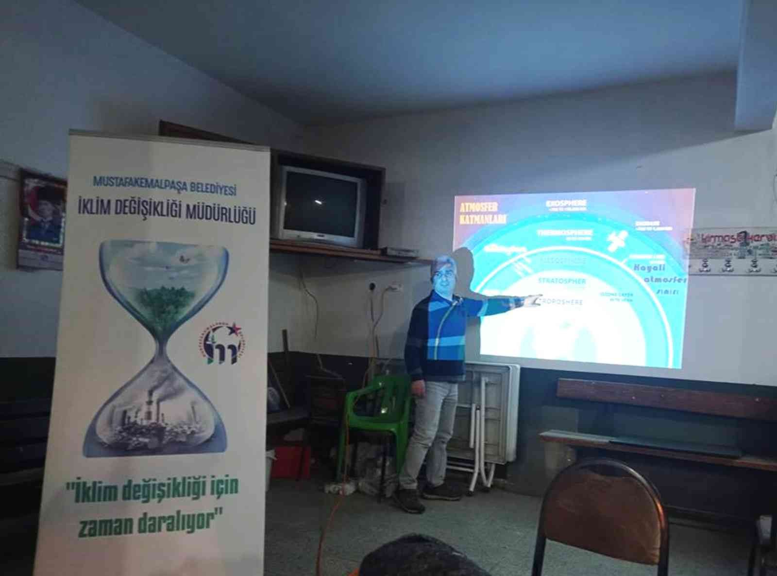 Mustafakemalpaşa’da iklim değişikliğiyle mücadele