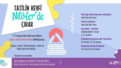 Öğrenciler tatilin keyfini Nilüfer’de yaşayacak