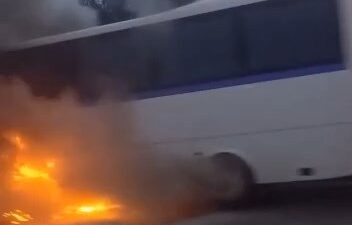 Bursa’da korku dolu anlar! Yolda giderken alev aldı…