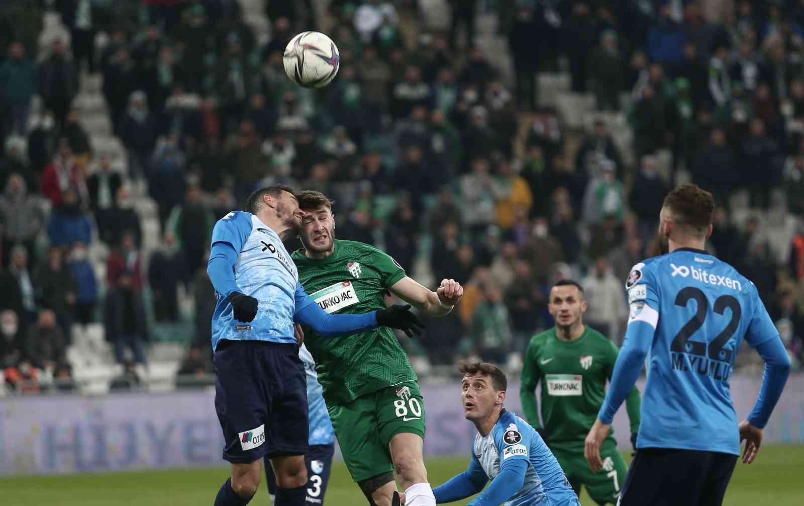 Bursaspor ezdi ama yıkamadı! Çok yazık oldu…