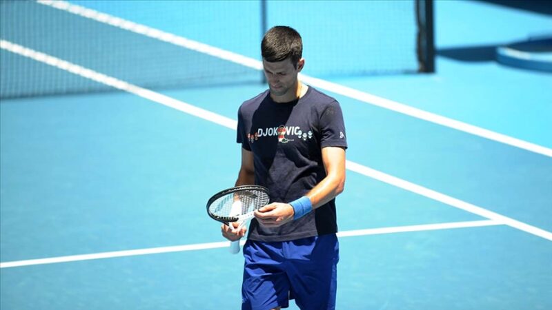 Avustralya Açık Tenis Turnuvası hazırlıklarını sürdüren tek erkekler dünya sıralamasının