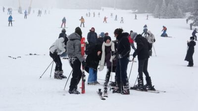 Uludağ sezonun en yoğun gününü yaşadı