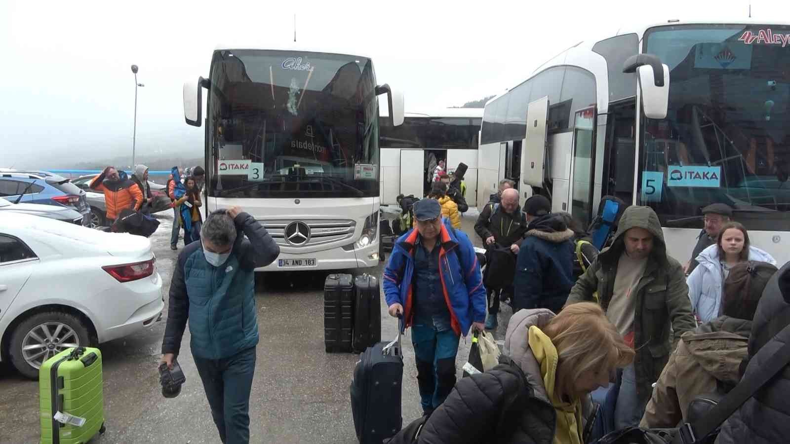 Uludağ’a yabancı turist akını
