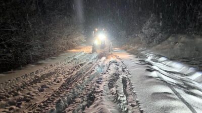 Bursa’da köy yolları ulaşıma açıldı…