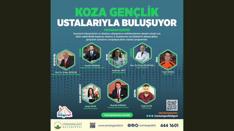 Osmangazi’den gençlere örnek çalışma Sosyal belediyecilik alanında örnek çalışmalara imza atan Osmangazi Belediyesi, gençlerin