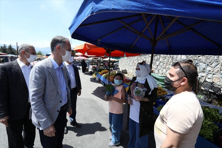 İnegöl’de pazartesi pazarına yeni formül