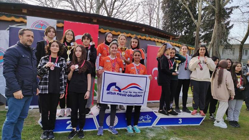 Okullar Arası Oryantiring İl Birinciliğinde İnegöl Belediye Spor Kulübü bünyesinde