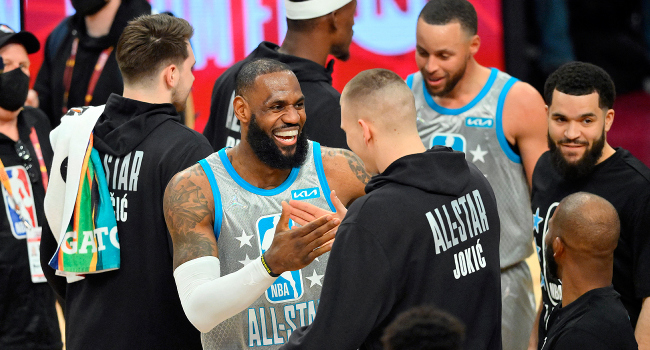 NBA All Star-2022’yi LeBron James’in takımı kazandı NBA All Star-2022’yi LeBron James’in takımı kazandı