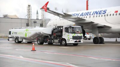 THY, çevreci yakıtla ilk uçuşunu Paris’e yaptı