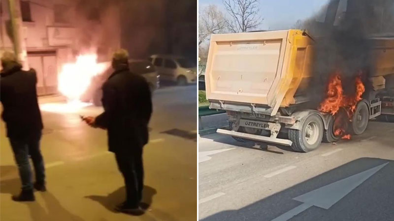 Bursa’da panik anları