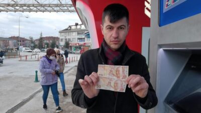 Bursa’da ATM’den çekti! Bin katına satıyor