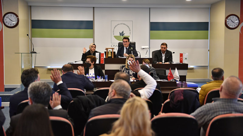 Osmangazi’de şubat ayı olağan meclis toplantısı