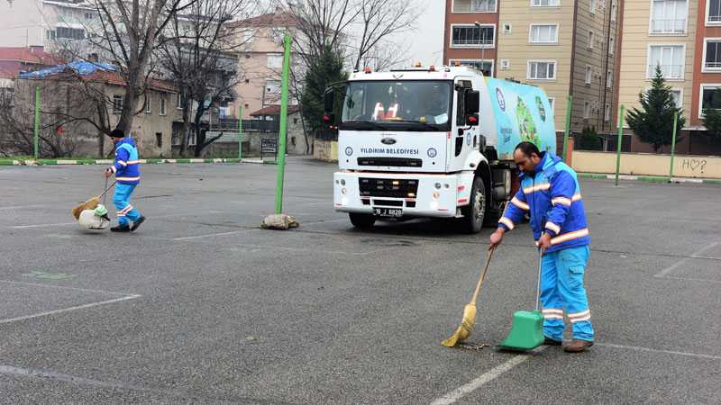 Yıldırım’da temizlik seferberliği
