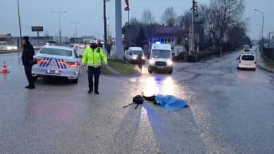 Bursa’da feci kaza! Yolun karşısına geçerken canından oldu