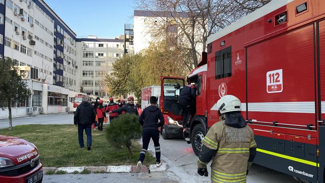 Ege Üniversitesi Hastanesi’nde yangın
