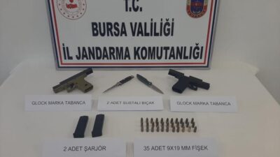 Jandarma’dan ruhsatsız silah operasyonu…