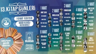KESTEL BELEDİYESİ 13.KİTAP GÜNLERİ İÇİN GERİ SAYIM BAŞLIYOR. 1-10 MART