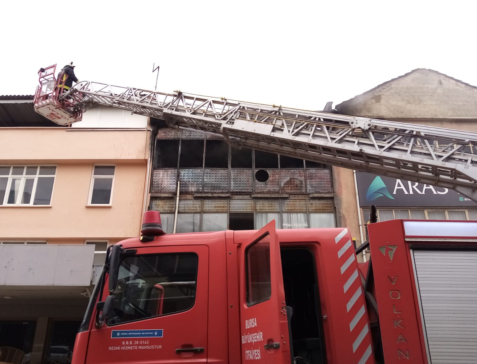 Bursa’da korkutan yangın