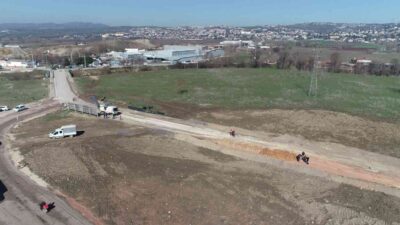 Nilüfer’i Mudanya’ya bağlayan yol asfaltlanıyor