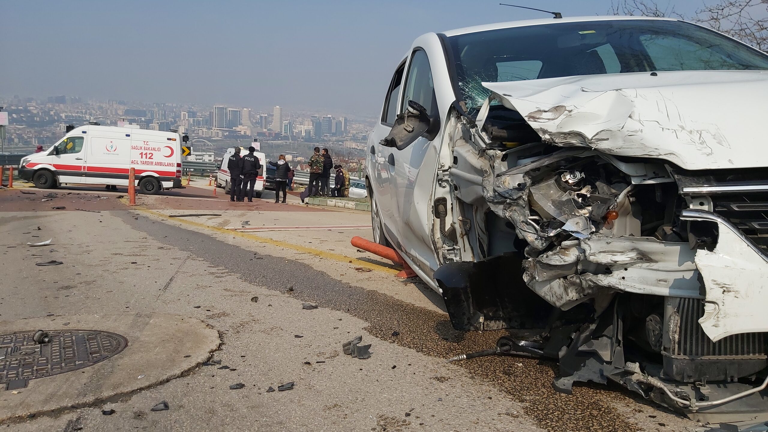 Uludağ yolunda tatil dönüşü kaza