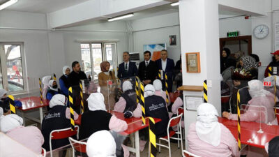 Başkan Taban çalışan kadınlarla buluştu