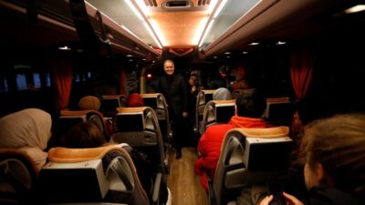 Çanakkale kafilesini Başkan Taban uğurladı