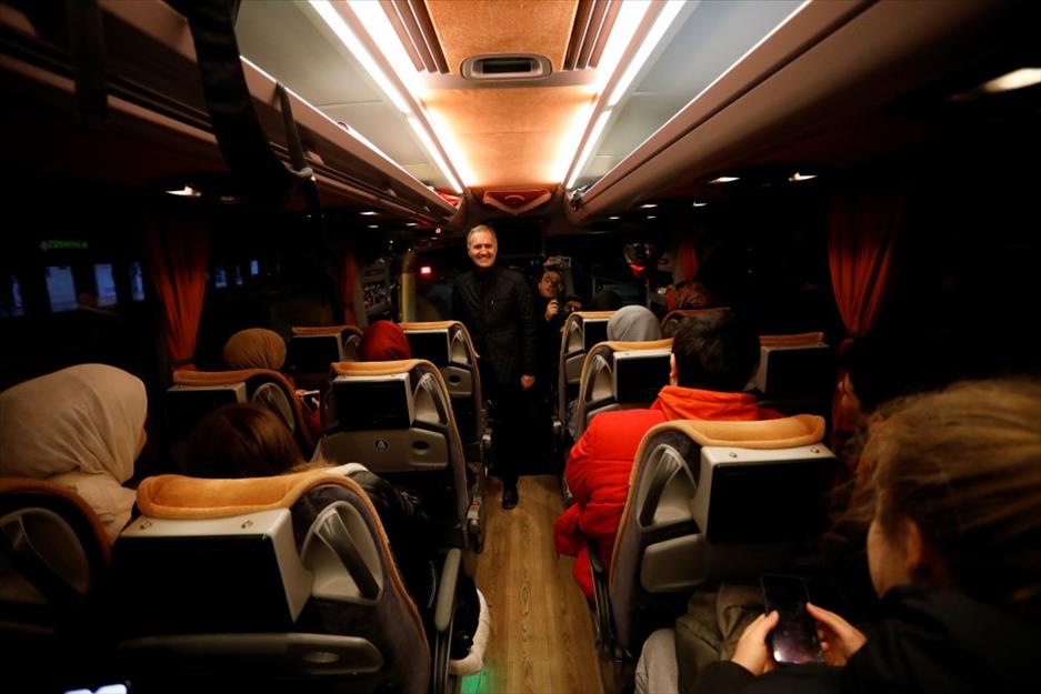 Çanakkale kafilesini Başkan Taban uğurladı