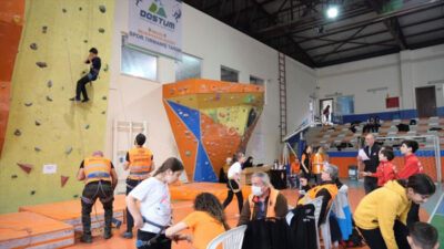 Spor Tırmanış Yarışmaları nefes kesti
