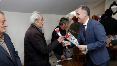 Başkan Taban’dan huzur evi sakinlerine sürpriz ziyaret