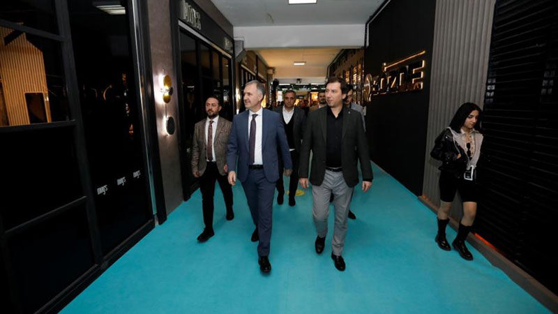 Başkan Taban MODEF Fuarı’nı ziyaret etti Başkan Taban MODEF Fuarı’nı ziyaret etti