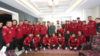 A Milli Takım’dan Ahmet Çalık’ın ailesine ziyaret
