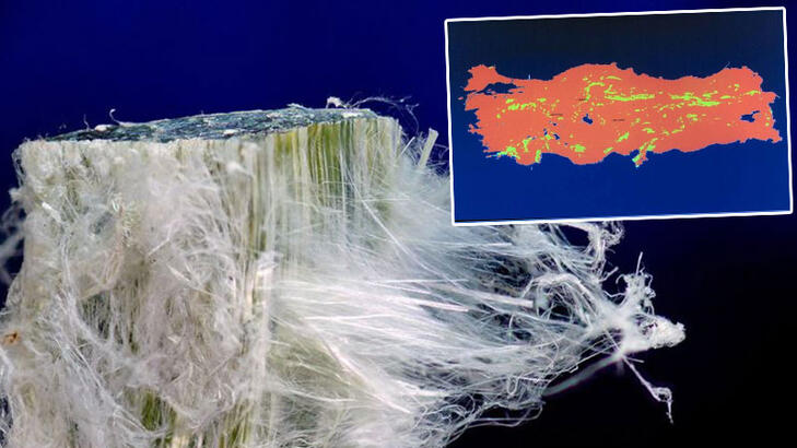 Asbest nedenli kanserli köylerin haritası çıkarıldı